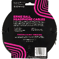 Ernie Ball Rallonge de casque stéréo mini-jack vers mini-jack 6m noire - Vue 2