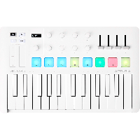 Arturia Clavier de contrôle USB-MIDI MiniLab 3 Alpine White - Vue 2