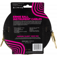 Ernie Ball Cables instrument gaine tissée jack/jack 5,5m Pay Dirt - Vue 2