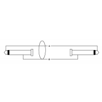 Cordial Câble instrument jacks coudés 3 m - Vue 2