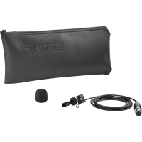 Shure Micro cravate compact noir cardioïde - connecteur TQG - Vue 1